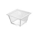 2 PCS Geometric Snack Plate, Small Quartet (White), Small Quartet (Transparent), Big Quartet (White), Big Quartet (Transparent), Hexagonal (Transparent), Quadrilateral (Transparent), Rectangular (Transparent)