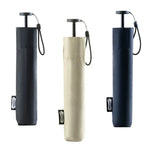 PARACHASE Carbon Fiber Light Portable Small Clever Black Glue Sunscreen Anti-UV Sun Umbrella, Black, Navy, Khaki