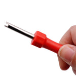 10 PCS Car Tire Electric Vehicle Valve Cap Bicycle Valve Core Switch, Style:, Single Head Short, Single Head Long