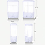 Hotel Bathroom Manual Soap Machine Wall Hanging Paste Transparent Soap, Single Head, Double Head