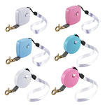 Automatic Telescopic Dog Traction Rope Small Pet Retractor, 2m Square Blue, 2m Round White, 2m Round Pink, 2m Round Blue, 2m Square White, 2m Square Pink