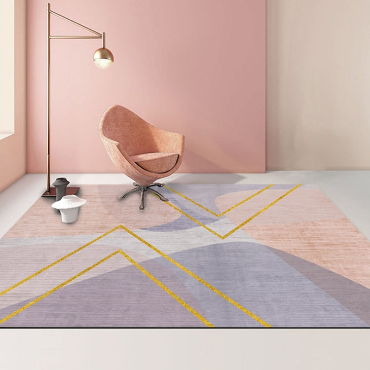 Modern Abstract Geometric Living Room Rug Coffee Table Cushion, 50x80cm, 60x90cm