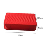 Silicone Pizza Toast Box Long Cake Mold, Long (Blue), Long (Purple), Long (Red)
