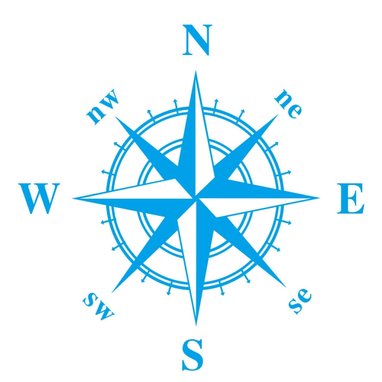 D-336 Car Compass Graphic Sticker Hood Car Body Universal Sticker, D-336