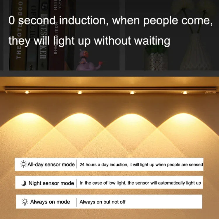 Ultra-thin Smart LED Human Body Sensor Light Bar, Length:, 30cm, 40cm