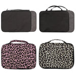 Long Strap Storage Bag With Handheld For Apple Watch, Single Layer (Black), Single Layer (Gray), Double Layer (Black), Double Layer (Gray), Double Layer (Yellow Leopard), Double Layer (Pink Leopard)