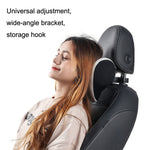 A09 Car Seat Headrest Memory Foam Comfortable Neck Pillow, Style:, Without Stand (Pink), With Stand (Black), Without Stand (Coffee), With Stand  (White), Without Stand (Blue), Without Stand (Gray), With Stand  (Pink), With Stand  (Coffee)              ...
