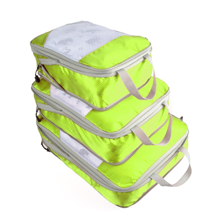 3 PCS/Set Travel Waterproof Compression Clothes Storage Bag, Orange With Net, Nevy With Net, Pink With Net, Red With Net, Green With Net, Gray With Net, Black With Net, Gray Without Net, Black Without Net, Red Without Net, Blue Without Net             ...