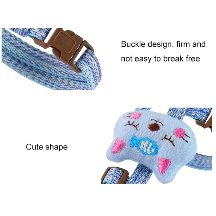 Comfortable Adjustable Anti-Escape Cat Leash, S, L