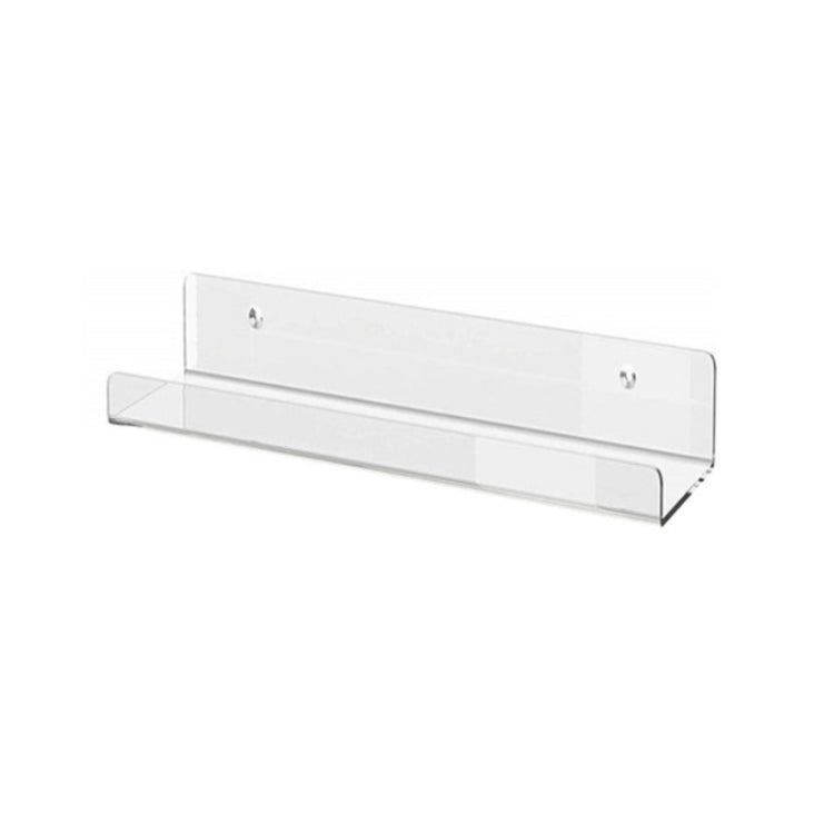 Home Kitchen Office Books Wall Mounted Acrylic Shelf, Acrylic Shelf 30x10x6cm, Acrylic Shelf 40x10x6cm