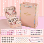 Kids DIY Beaded Bracelet Kids Jewelry Accessories, Rainbow Sugar With Storage Box, Heart of  Ocean With Storage Box, Sakura Pink With Storage Box, Rainbow Sugar Without Box, Heart of  Ocean Without Box, Sakura Pink Without Box
