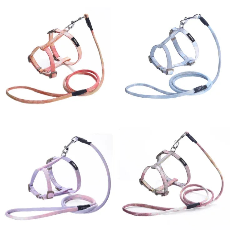KAFULI Pet Adjustable I-Shape Harness Leash, S, M