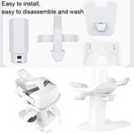 VR Stand Headset Display And Controller Holder Mount For Meta Quest 2, For Oculus Quest 2 White
