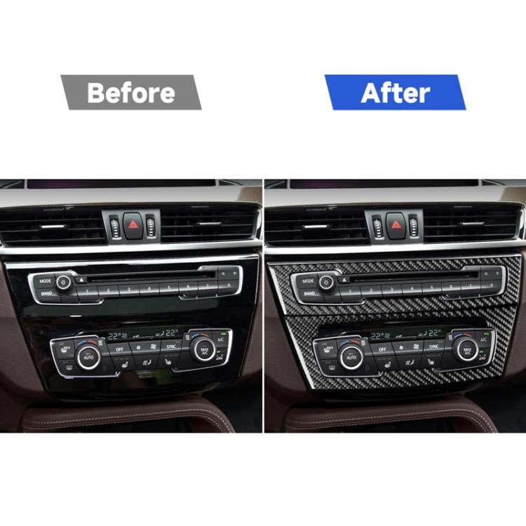 For BMW X1 F48/X2 F39 2pcs /Set Radio + Air Conditioning Panel Sticker