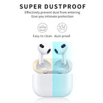 2 PCS Headphone Inner Cover Sticker Dustproof Protective Film For Airpods 3, Black, Gold, Silver, Rose Gold, Red, Green, Blue, Purple