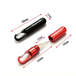 Keychain Pendant Small Knife Portable Art Cutting Knife, Bronze, Aluminum Alloy Black, Aluminum Alloy Red