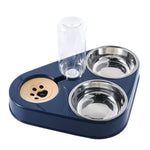 Dog Cat Triangle Automatic Drinking Water Bowl Pet Supplies, Size:, Small, Large