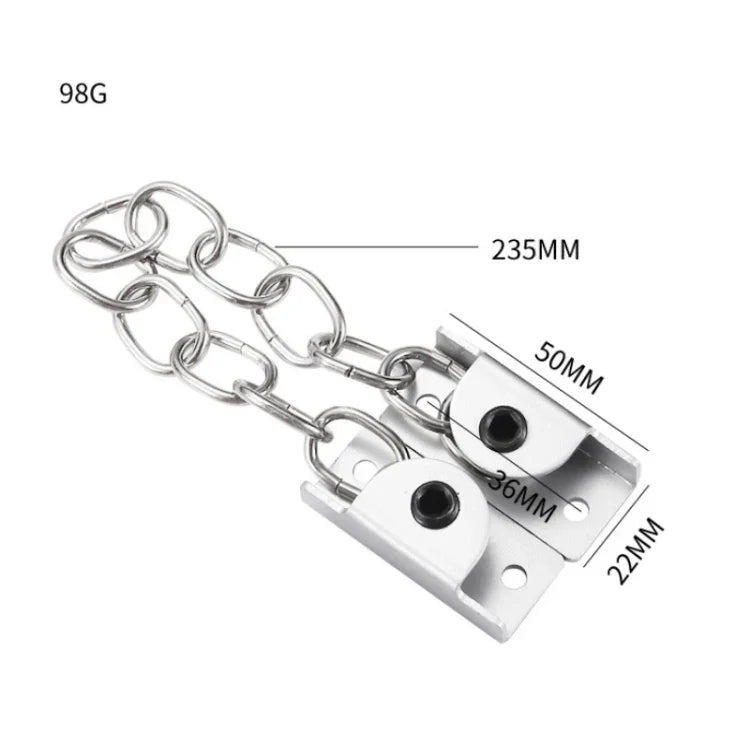 Punching Installation Protection Stainless Steel Window Limit Lock, B Type Silver, B Type White, B Type Black, A Type Silver, A Type Black
