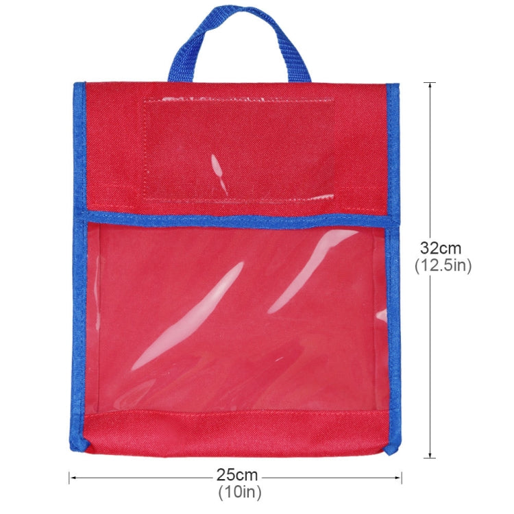 BG20080815 School Children Tote Book Bag Toy Handbag, Yellow, Green, Blue, Red