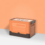 Foldable Book Box Plastic Storage Box, S Mint Blue, S Banana Yellow, S Sunset Orange, M Mint Blue, M Banana Yellow, M Sunset Orange, L Mint Blue, L Banana Yellow, L Sunset Orange