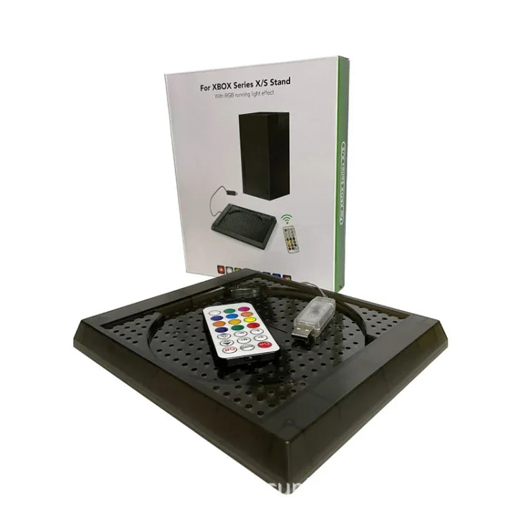 Game Console Symphony Cooling Base For Microsoft XBOX Series X/S, RGB Cooling Base