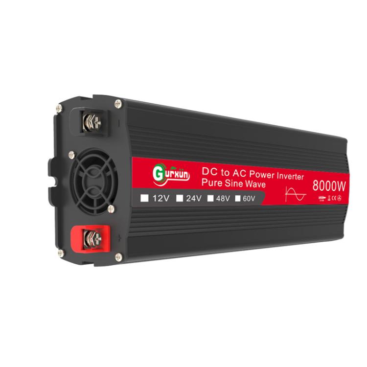 Gurxun 8000W High Power Household Car Sine Wave Inverter, 8000W 12V To 220V, 8000W 24V To 220V, 8000W 48V To 220V, 8000W 60V To 220V
