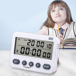 YS-218 Digital Timer 99-Hour Positive Countdown Reminder, Style:, No Vibration, With Vibration