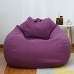 Lazy Sofa Bean Bag Chair Fabric Cover, Large