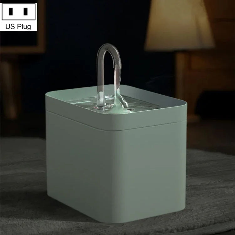 Cat Automatic Circulation Flow Drinking Fountain, US Plug (110V), EU Plug (230V), USB (5V), USB Anti-drying