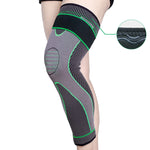 Nylon Knitted Riding Sports Extended Knee Pads, XL, XXL