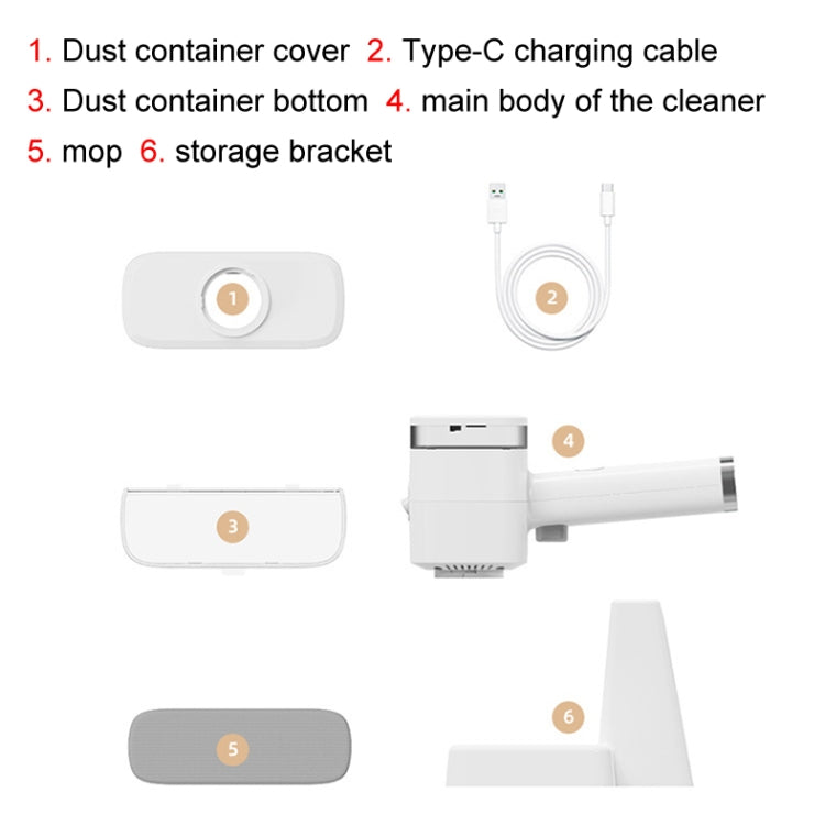 12W Multi-functional Wireless Handheld Cleaner Window Scraping, Handheld Cleaner