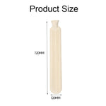 2L Long-strip Multifunctional Water-filled Rubber Hot Water Bags, Spec: Faded Black, Faded Black
