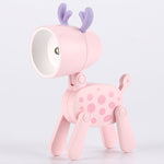 TL-23 LED Mini Foldable Cartoon Desk Lamp Home Pet Shape Decoration Table Lamp, Spec:, Dog (Blue), Dog (Green), Dog (Pink), Dog (Beige), Dog (Orange）, Dog (Yellow), Deer (Blue), Deer (Green), Deer (Pink), Deer (Beige), Deer (Orange), Deer (Yellow)     ...
