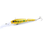 M0208 13.3cm/13.4g Lure Bionic Multi-section Mino Fake Lure Plastic Lure, M0208 5, M0208 6, M0208 1, M0208 2, M0208 3, M0208 4