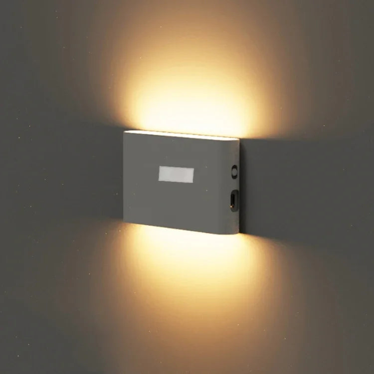 Human Infrared Smart Sensor Wireless Magnetic LED Night Light, Plane Lens, Round Lens