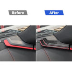 For Chevrolet Corvette C8 6pcs /Set Inner A-Pillar Speaker Sticker