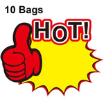 10 bags 25x19cm Explosion Sticker Product Price Tag Supermarket Price Label, WM-001, WM-002, WM-003, WM-005, WM-006, WM-007, WM-008, WM-009, WM-010, WM-011, WM-012, WM-013, XD-511, XD-520, XD-532, XD-537, XD-541, XD-559