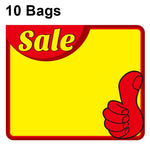 10 bags 25x19cm Explosion Sticker Product Price Tag Supermarket Price Label, WM-001, WM-002, WM-003, WM-005, WM-006, WM-007, WM-008, WM-009, WM-010, WM-011, WM-012, WM-013, XD-511, XD-520, XD-532, XD-537, XD-541, XD-559