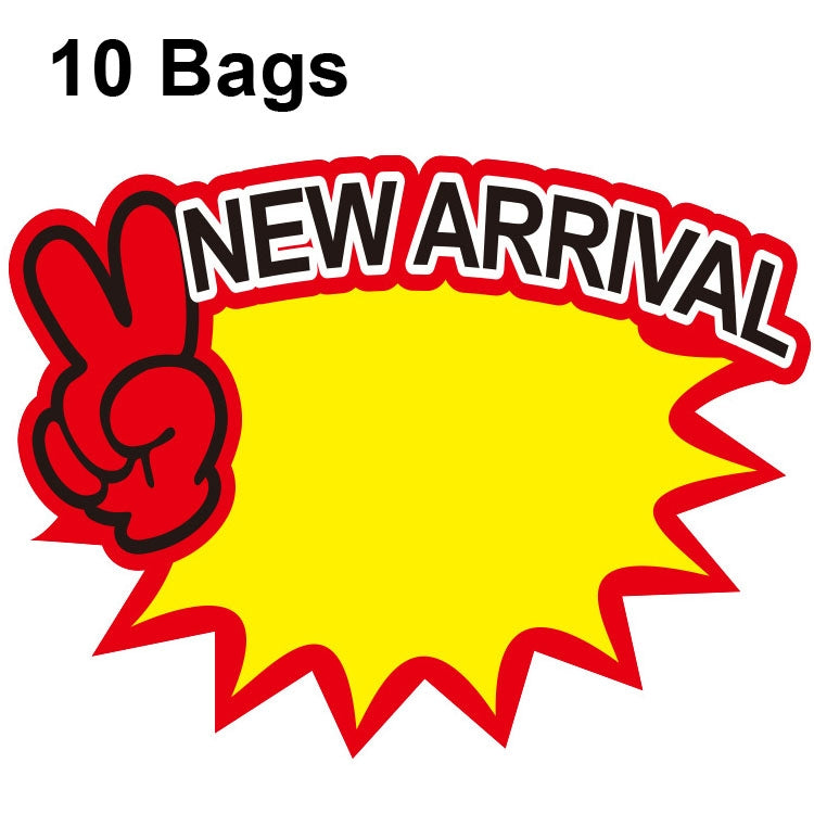 10 bags 18x14cm Explosion Sticker Product Price Tag Supermarket Price Label, WM-101, WM-102, WM-103, WM-105, WM-106, WM-107, WM-108, WM-109, WM-10, WM-111, WM-12, WM-113, XD-028, XD-022, XD-009, XD-047, XD-051, XD-069