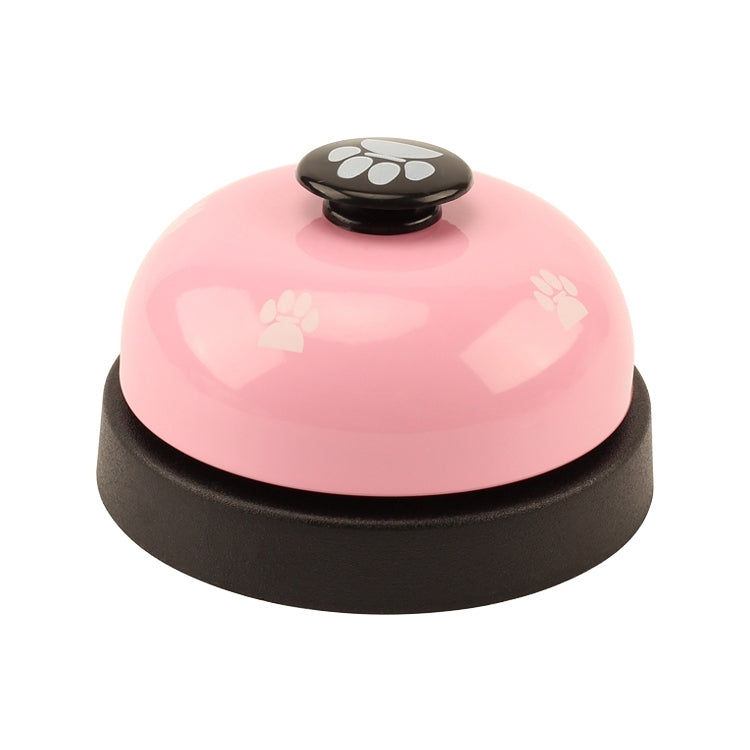 Pet Toy Training Called Dinner Small Bell Footprint Ring Dog Toys, 3pcs Pet Bell Red, 3pcs Pet Bell Pink, 3pcs Pet Bell White, 3pcs Pet Bell Royal Blue, 3pcs Pet Bell Yellow