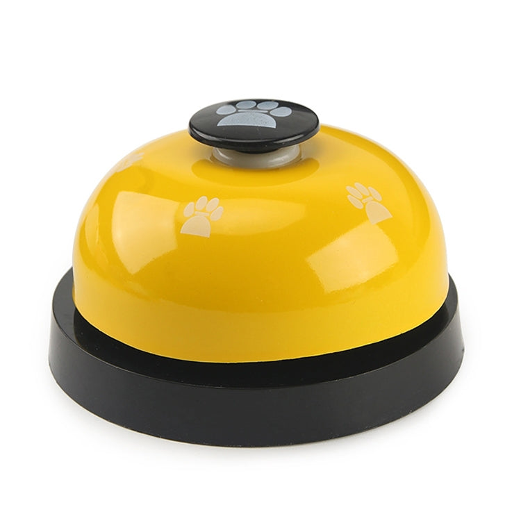 Pet Toy Training Called Dinner Small Bell Footprint Ring Dog Toys, 3pcs Pet Bell Red, 3pcs Pet Bell Pink, 3pcs Pet Bell White, 3pcs Pet Bell Royal Blue, 3pcs Pet Bell Yellow