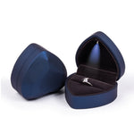 017015-20 Heart-shaped LED Light Ring Necklace Storage Box without Jewelry, Spec:, Pendant(White), Pendant(Red), Pendant(Gold), Pendant(Blue), Pendant(Black), Ring(White), Pendant(Pink), Ring(Red), Ring(Gold), Ring(Blue), Ring(Black), Ring(Pink)