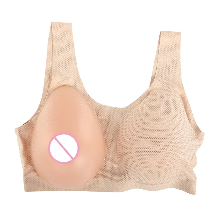 CD Crossdressing Silicone Fake Breast Vest Underwear, AA+XS 400g, A+S 500g, B+M 600g, C+L 800g, D+XL 1000g, DD+XXL 1200g, E+XXXL 1400g, EE+XXXXL 1600g