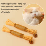 Cat Teething Stick Toy Teeth Cleaning Catnip Teasing Stick, 5pcs Black Feathers, 5pcs Yellow Feathers, 5pcs Lafite
