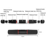 YM-8821 Pre-built Network Connectors Outdoor Waterproof Network Cable Extension Double Pass Head, Double Pass Head