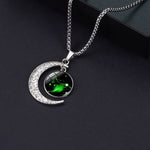 Luminous Zodiac Moon Titanium Steel Necklace Personalized Moon Pendant, Necklace Libra, Necklace Scorpio, Necklace Sagittarius, Necklace Aquarius, Necklace Capricorn, Necklace Pisces, Necklace Aries, Necklace Taurus, Necklace Gemini, Necklace Cancer   ...