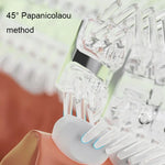 S8 2pcs Children Cartoon Animal Manual U-shaped Silicone Toothbrush for 2-12 Years Old