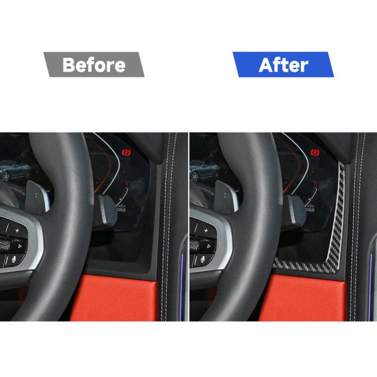 For 2019-2024 BMW 8 Series G14 2pcs /Set Left-hand Drive Instrument Both Sides Decorative Stickers, Left-hand Drive