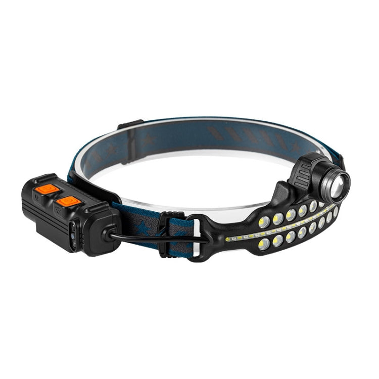XPG+COB Induction Headlight Type-C Rechargeable Head Lamp, W690-1, W690-2, W691-1, W691-2
