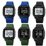 SKMEI 1894 Square Sports Waterproof Student Simple Multifunctional Luminous Watch, 1894